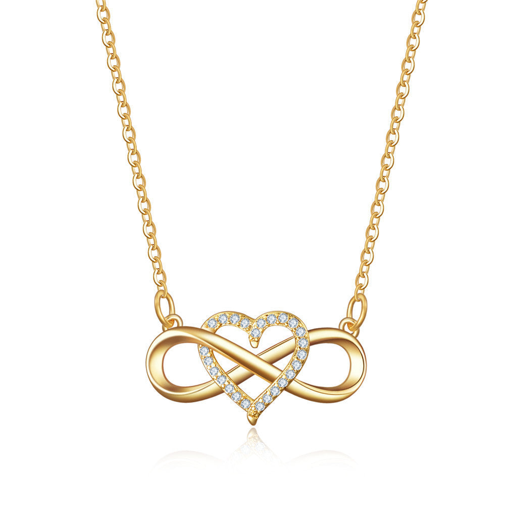 Collar Infinito de Nudo de Amor | Oro