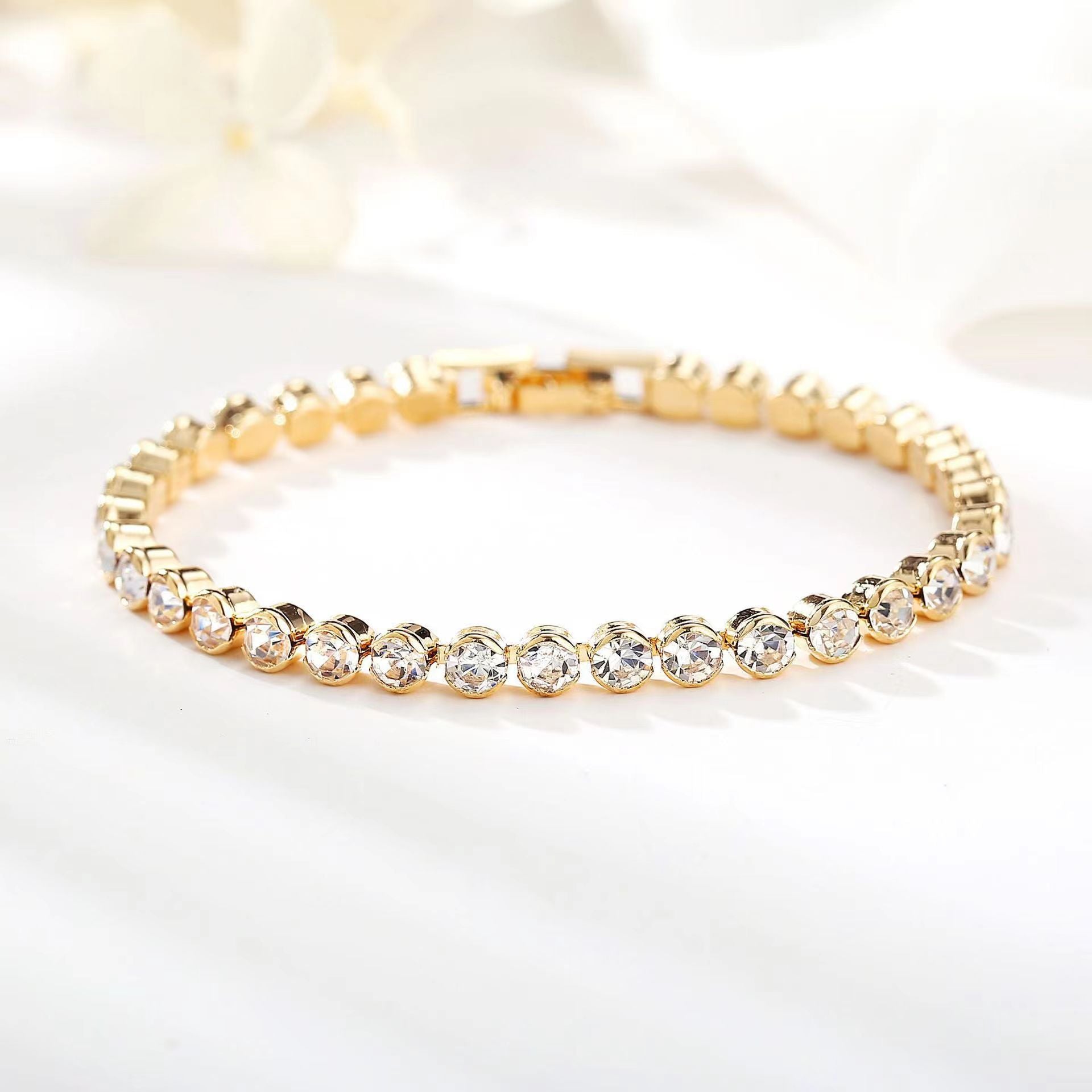 Pulsera de Tenis Rund Skåret | Oro