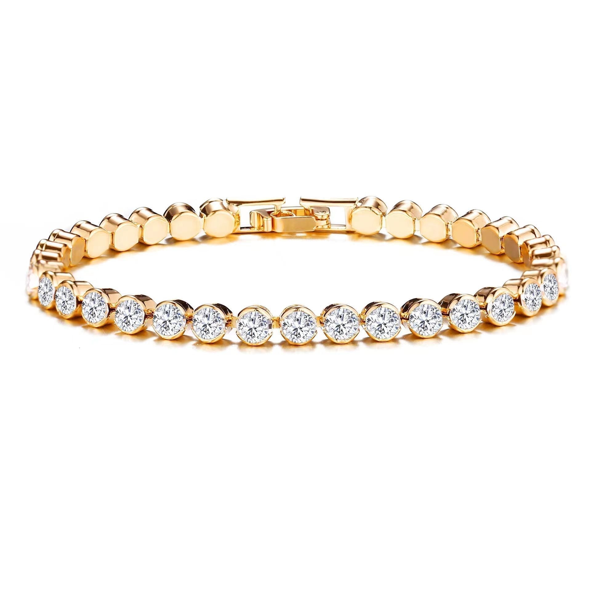 Pulsera de Tenis Rund Skåret | Oro