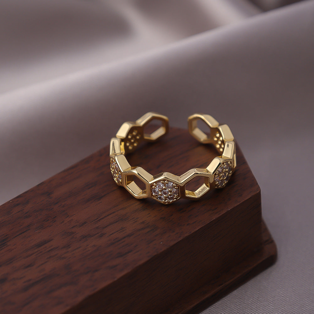Anillo Krystal Honningkage | Oro