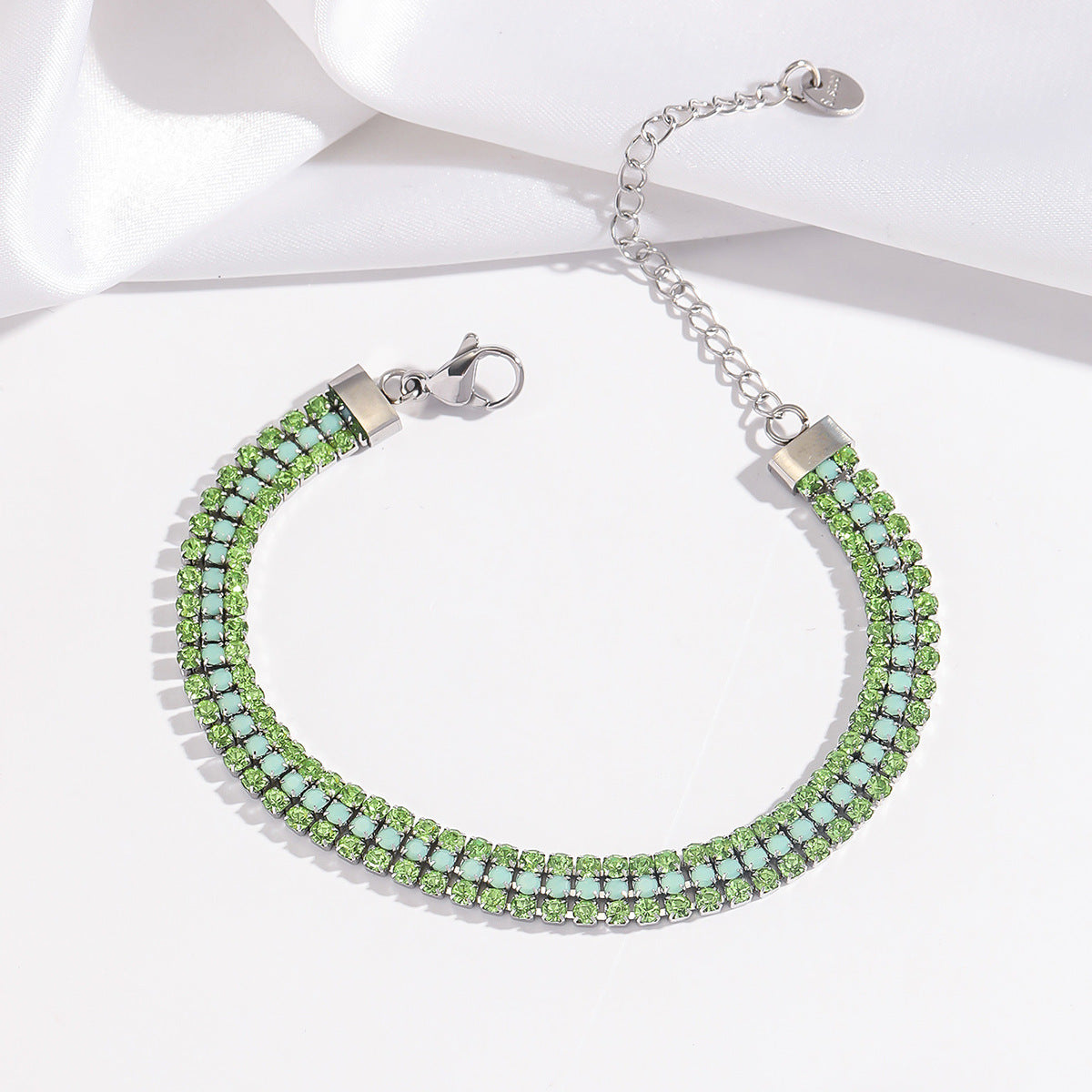 Pulsera Brillo de Firma | Oro Blanco