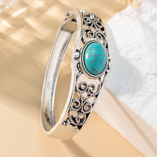Alouette Vintage Crest Pulsera | Oro Blanco