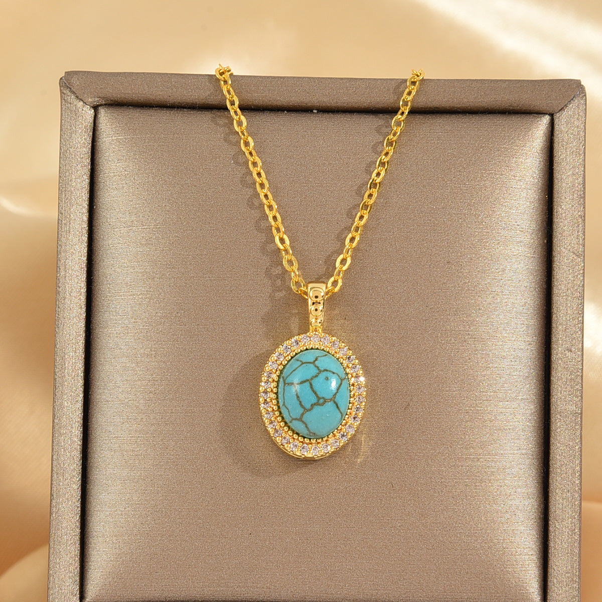 Collar Calysse Azure Bloom | Oro