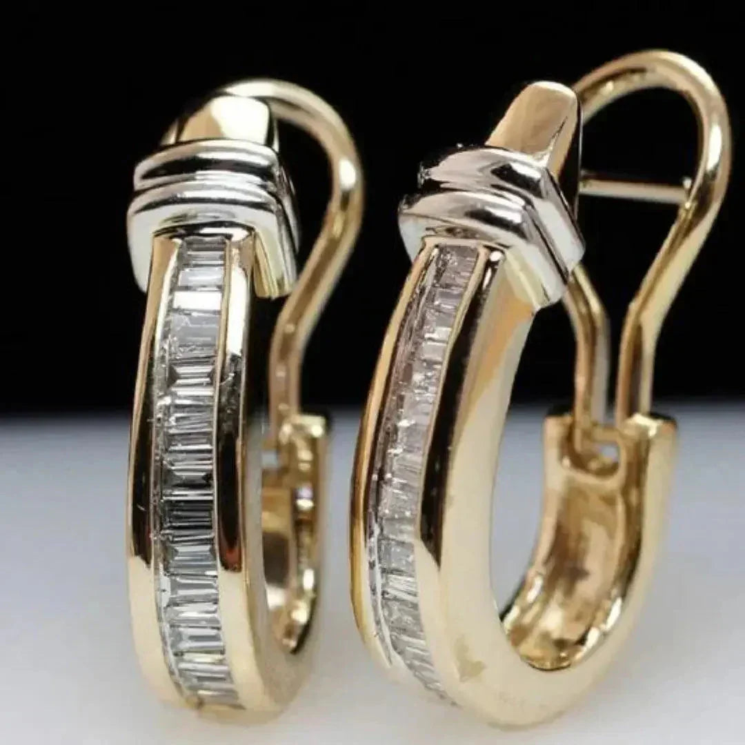 Pendientes Vintage Krystal | Oro