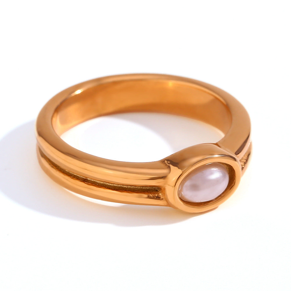 Anillo Lunara Perle | Oro
