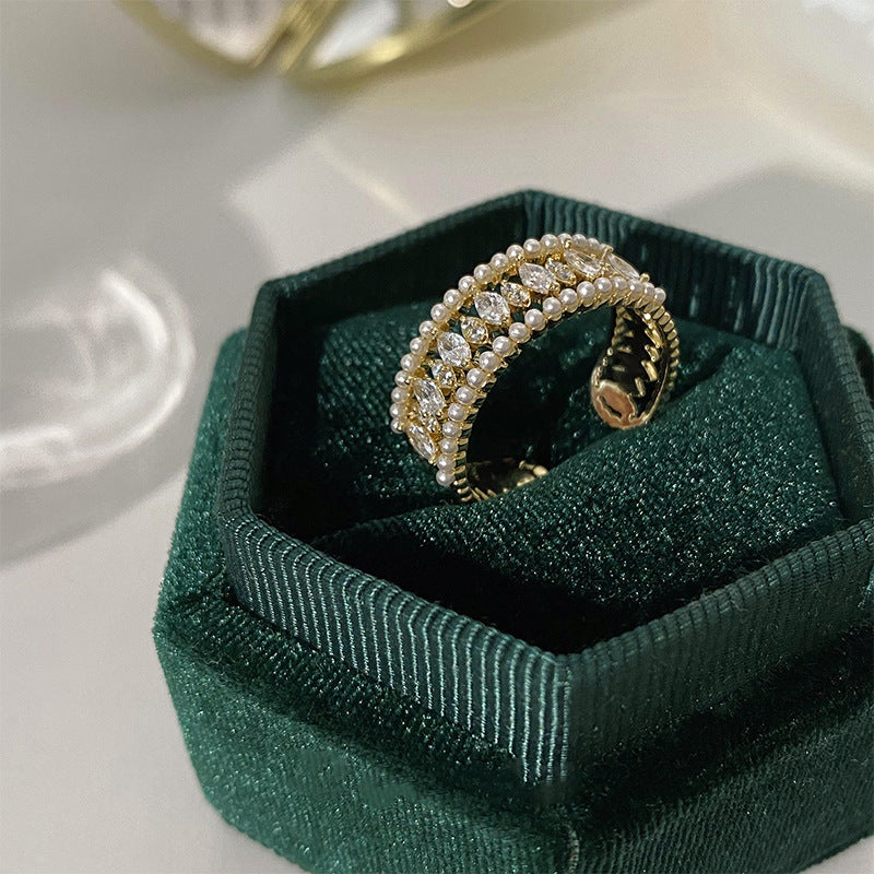 Elodie Vance Anillo Conjunto | Oro