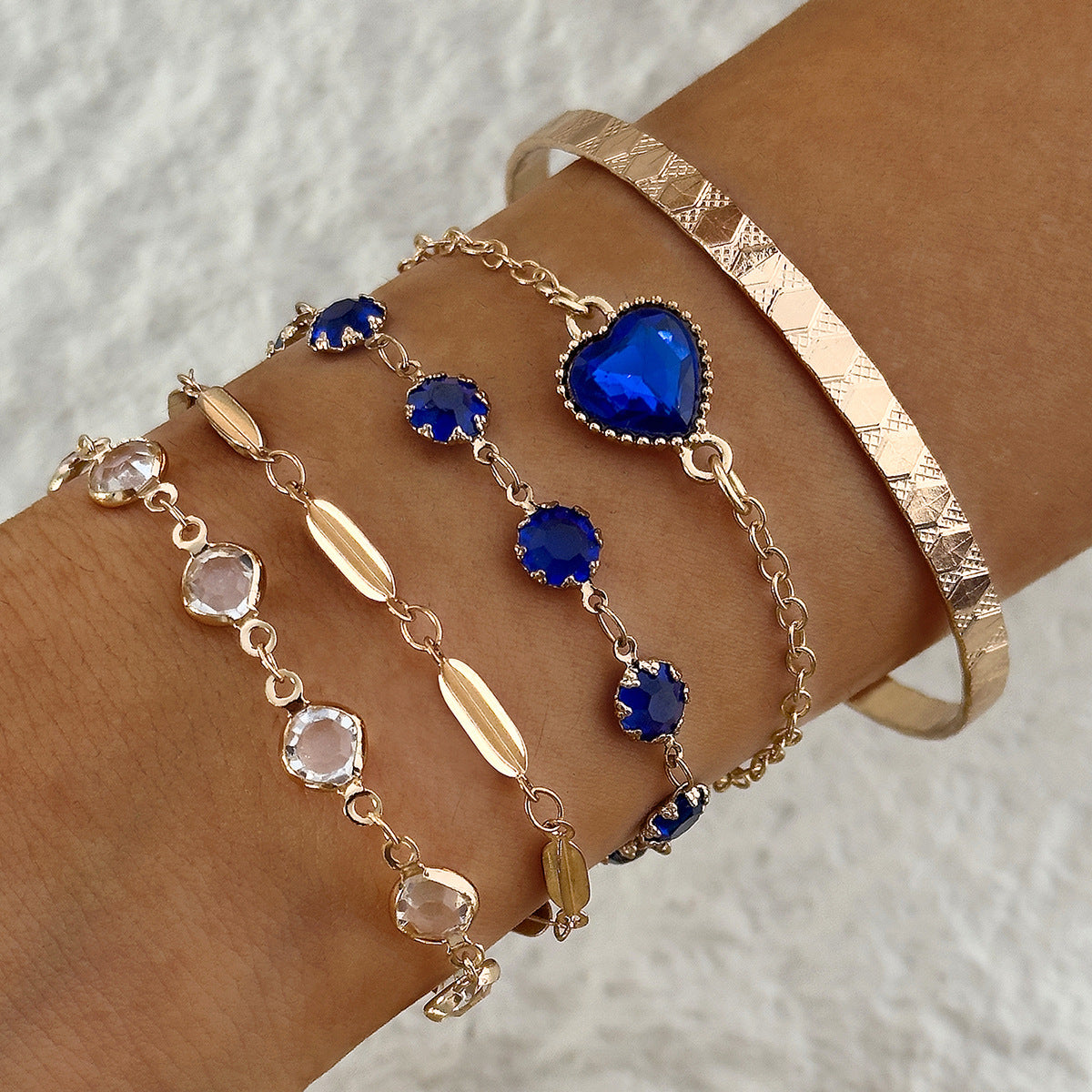 Conjunto de pulseras Aveline Northblue | Oro