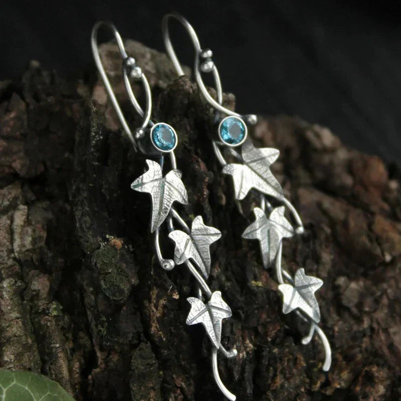Pendientes de Elfo Antik Blad | Oro Blanco