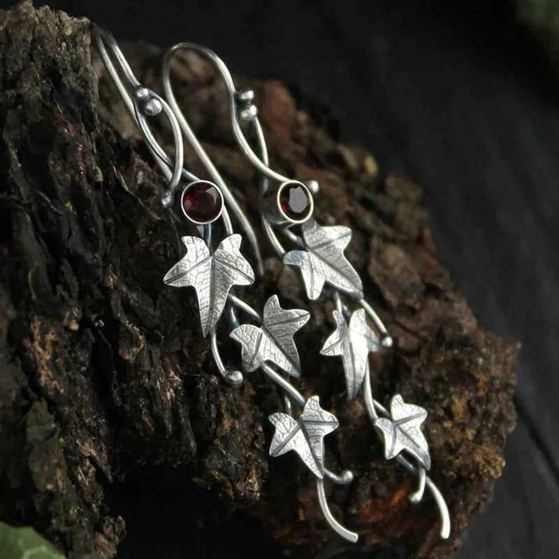 Pendientes de Elfo Antik Blad | Oro Blanco