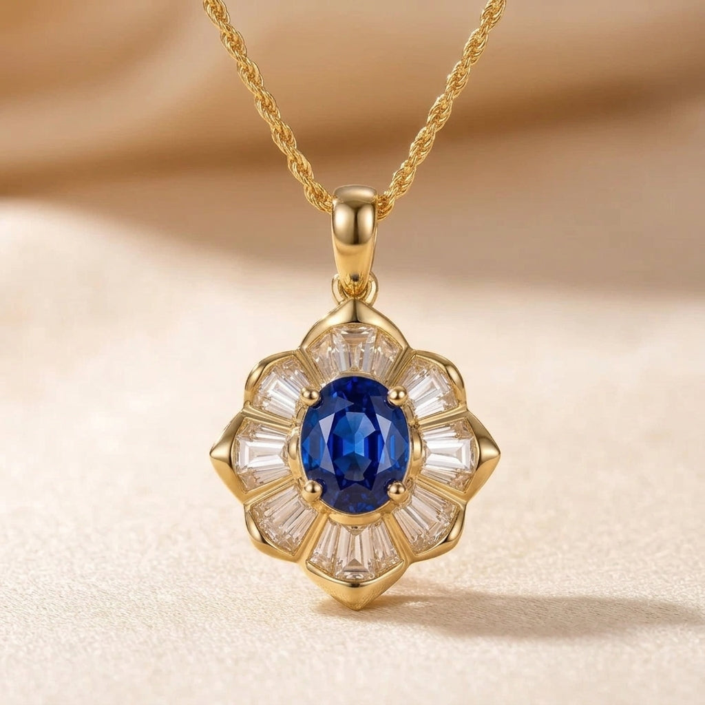 Collar Kavella Noctazure | Oro