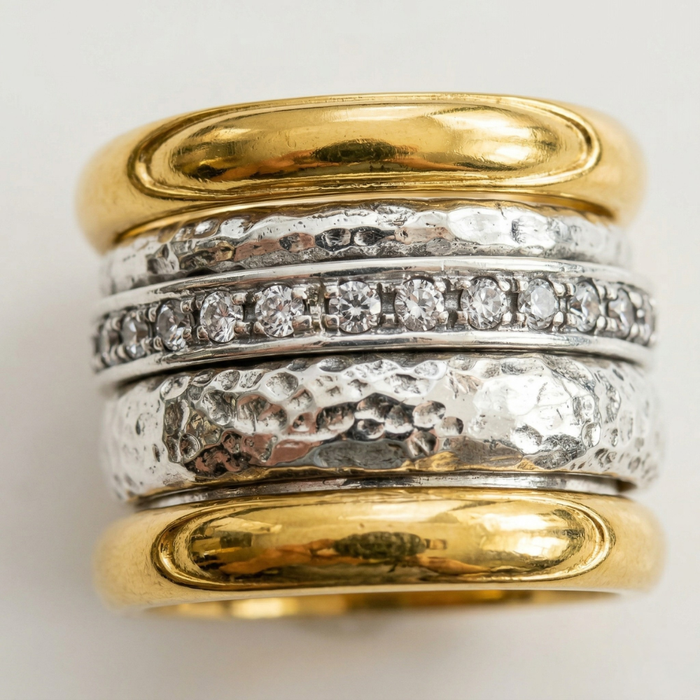 Anillo Dorado de Capa Gruesa Atemporal | Oro