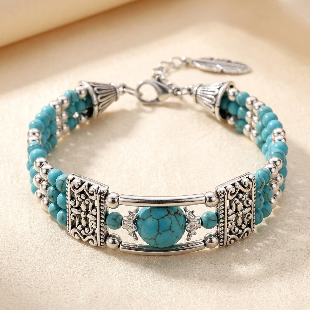 Pulsera Azura Mesa | Oro Blanco
