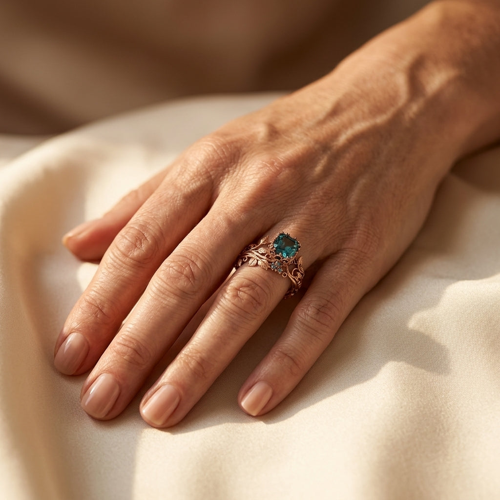 Anillo Krystalring Forestlight | Oro Rosado