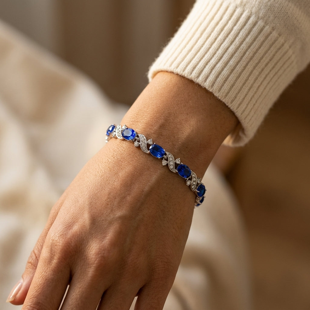 Pulsera Giada Seraphae | Oro Blanco