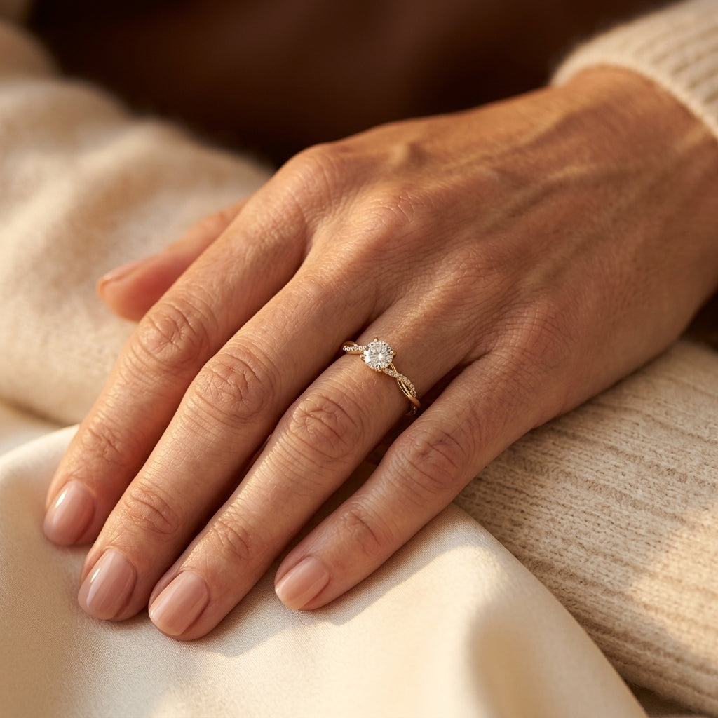 Anillo Jane | Oro blanco
