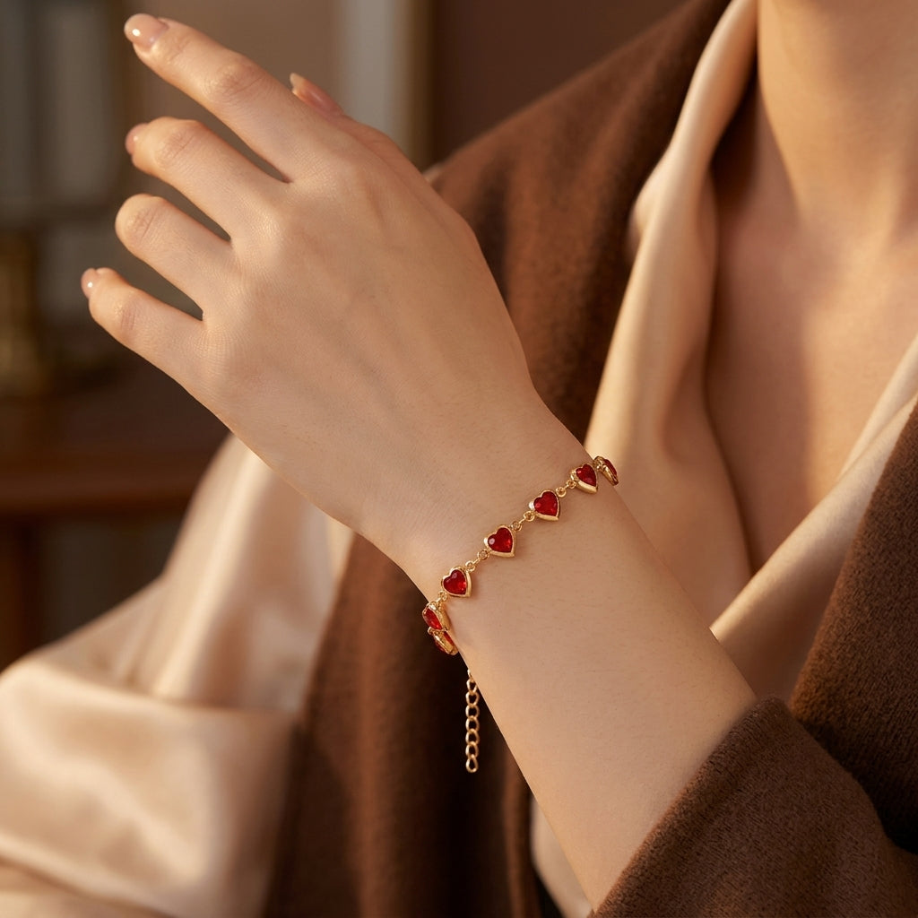 Pulsera Ophelyra Garnetelle | Oro