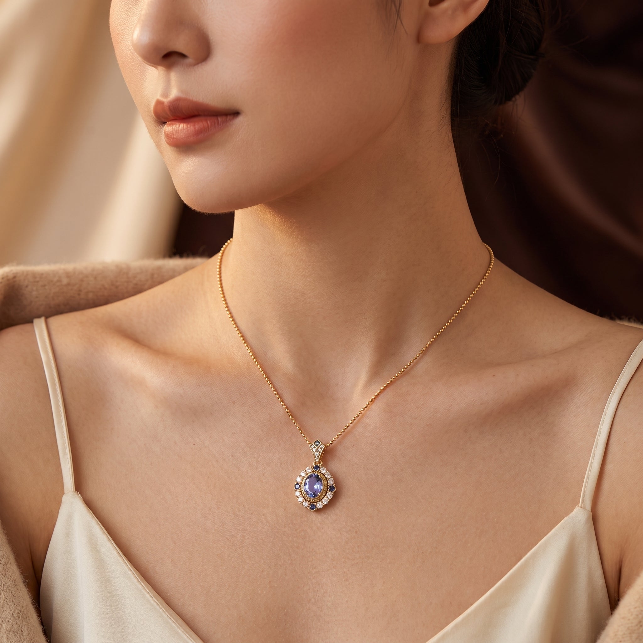 Collar Colgante Celeste Royale | Oro