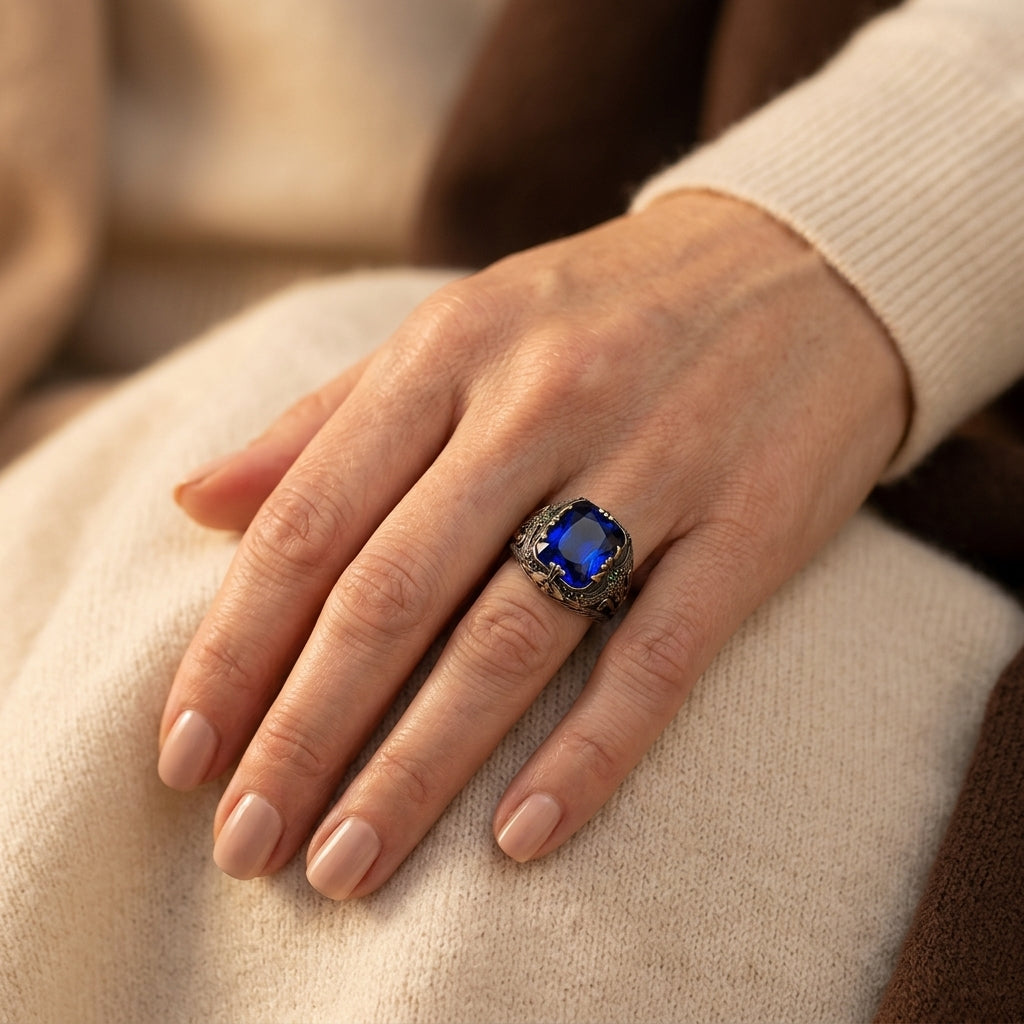 Anillo Klara Saphira | Entre Oro