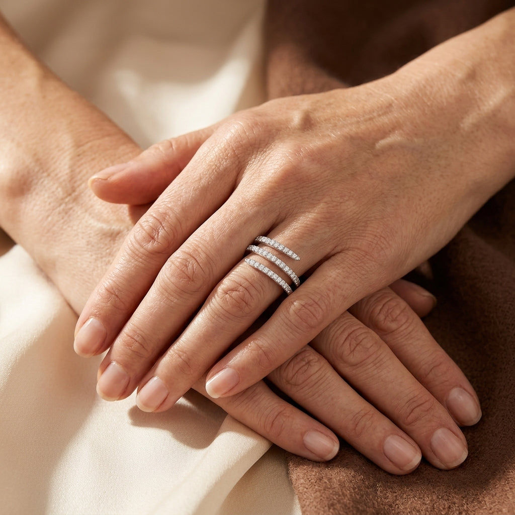 Anillo Mariavittoria Sassetti | Oro blanco