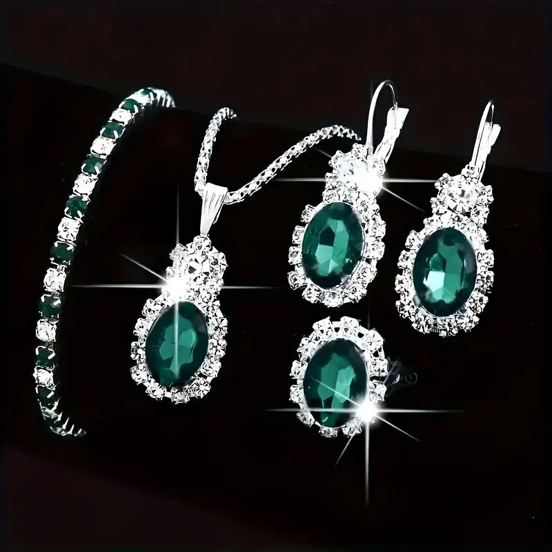 Seloria Grevalyn Juego de Joyas | Oro Blanco