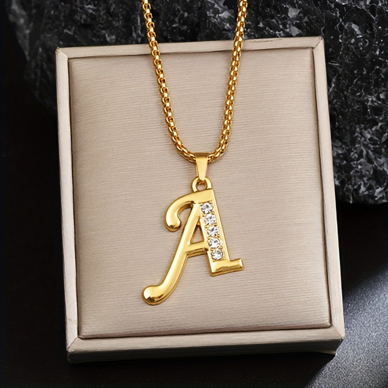 Collar Inicial Krystal Accent | Oro