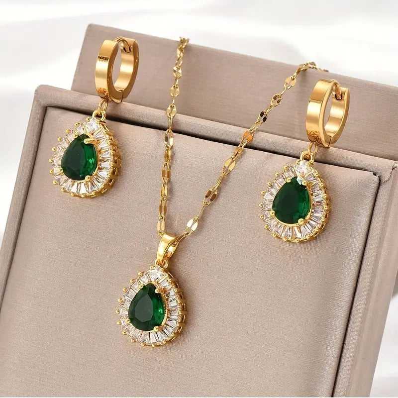 Rheya Lysandelle Conjunto de Joyas | Oro