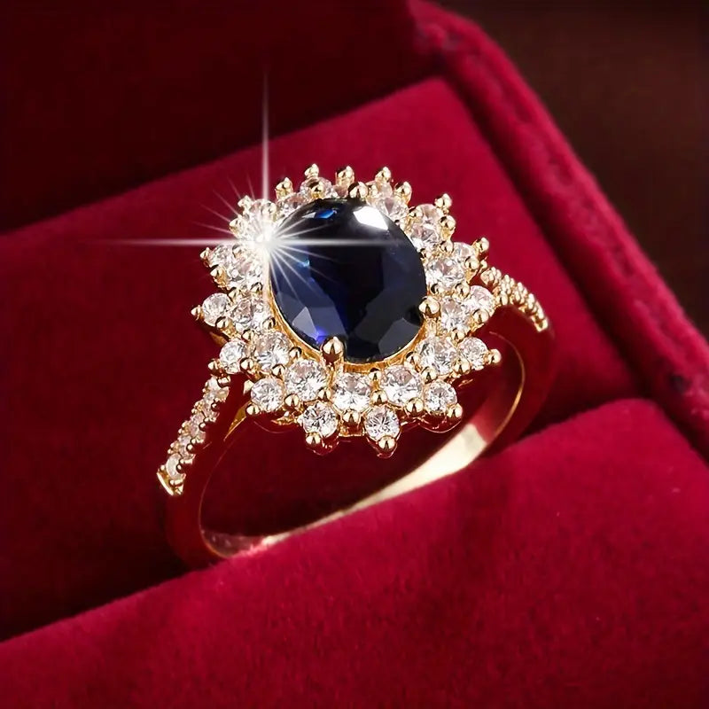 Anillo Vionne Saphirae | Oro blanco