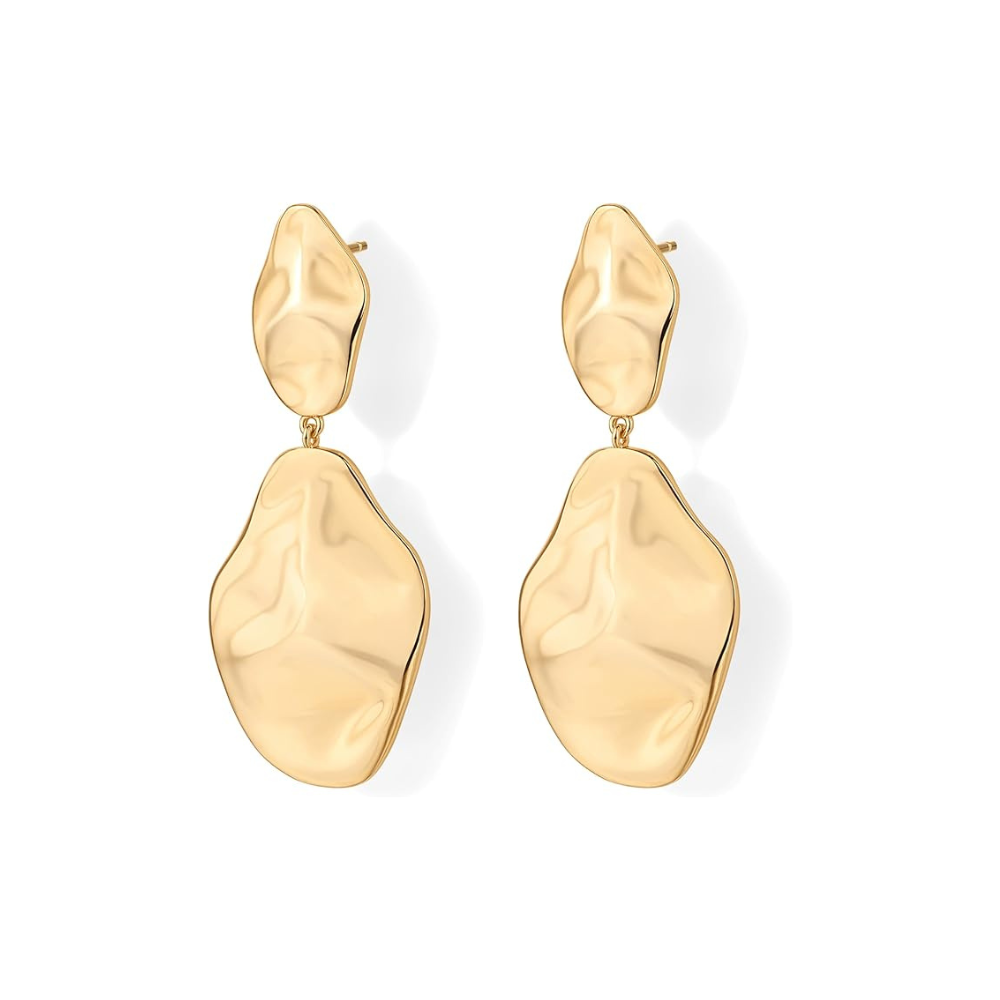 Pendientes Ripple Wave | Oro