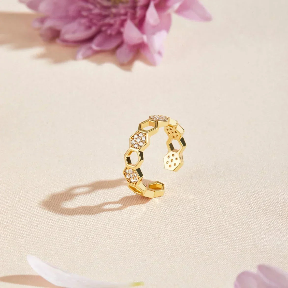 Anillo Krystal Honningkage | Oro