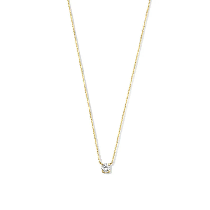 Collar Sten de Moissanita Cléa | Oro