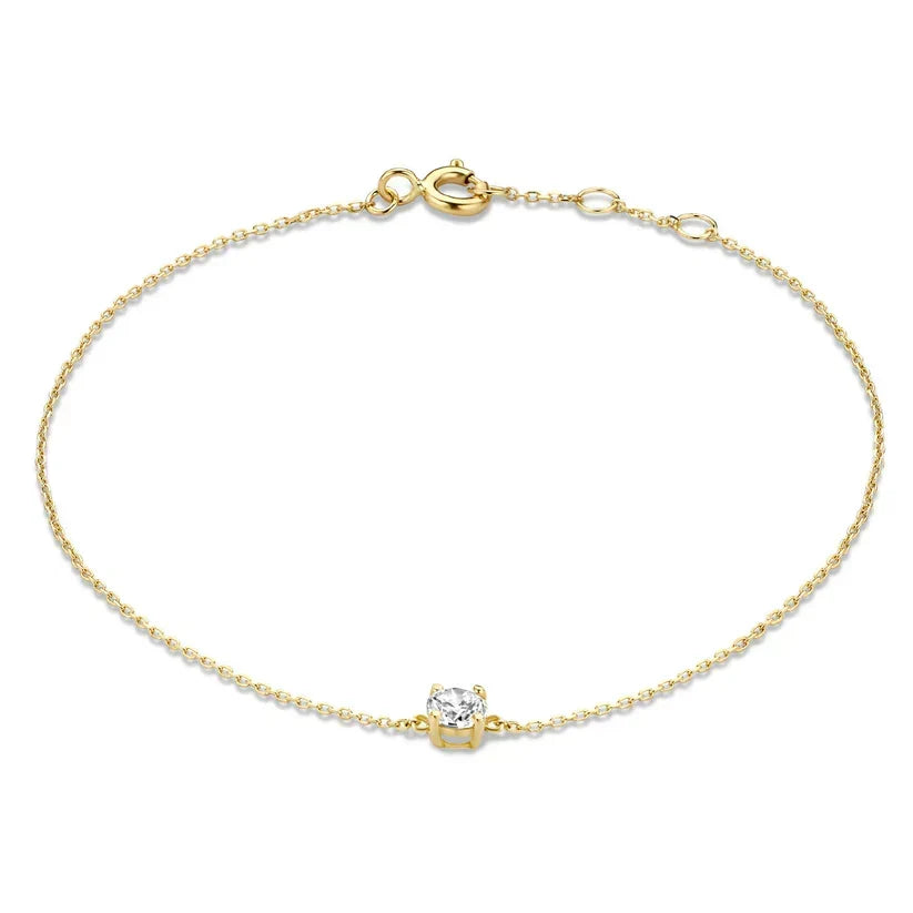 Pulsera Stenarmbånd de Moissanita Cléa | Oro