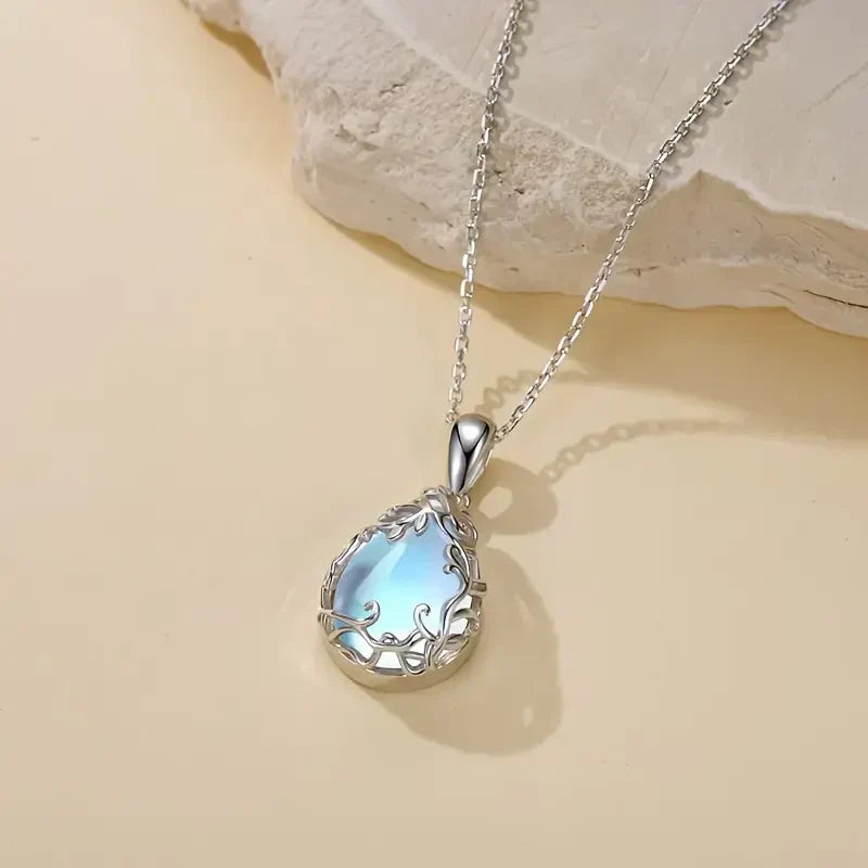 Colgante de Glaciar Måneskin | Oro Blanco