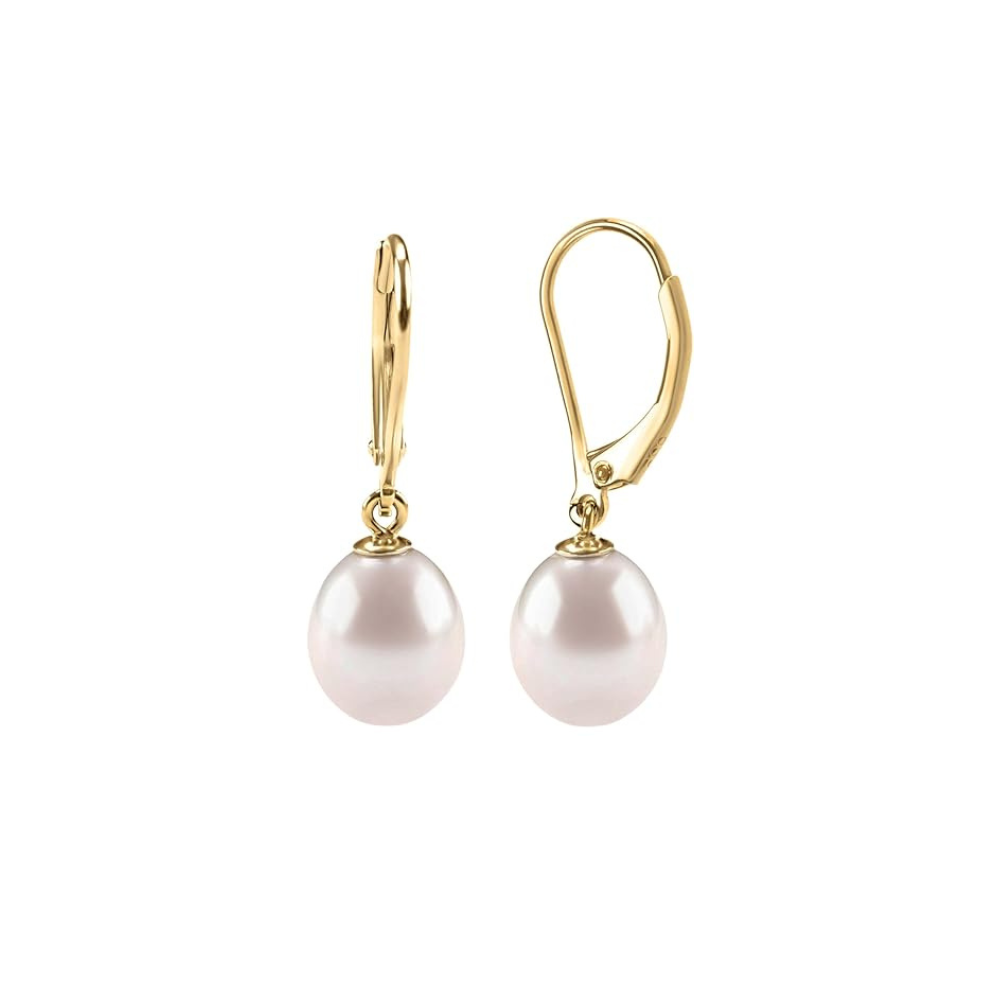Pendientes Colgantes Perle | Oro